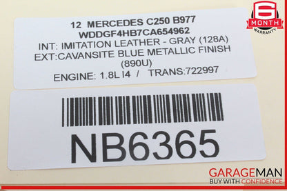 08-17 Mercedes W204 C250 E350 E400 E550 Rear Trunk Lid Latch Lock Actuator OEM