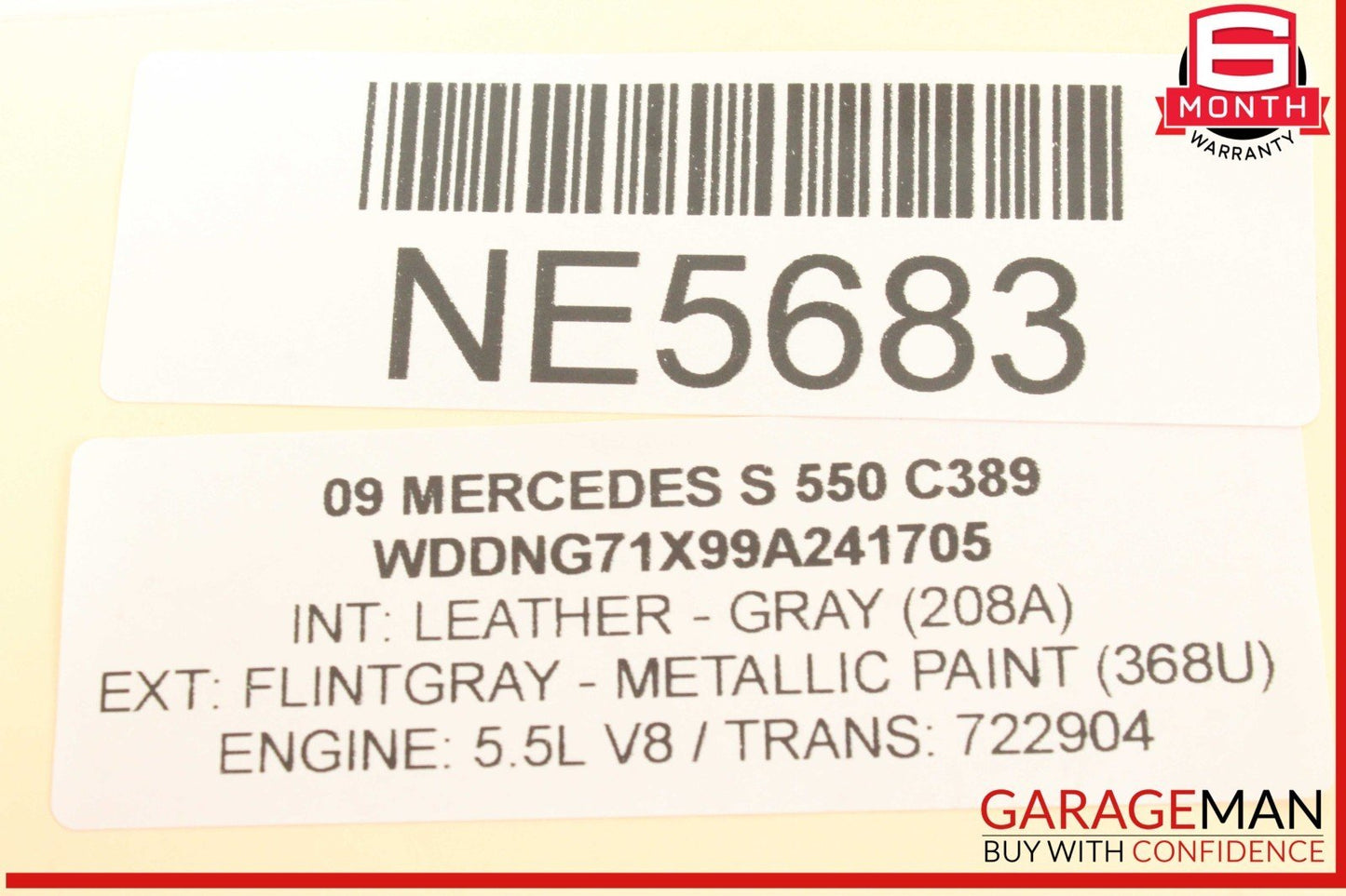 07-13 Mercedes W221 S550 Front Right Passenger Side Exterior Door Handle OEM