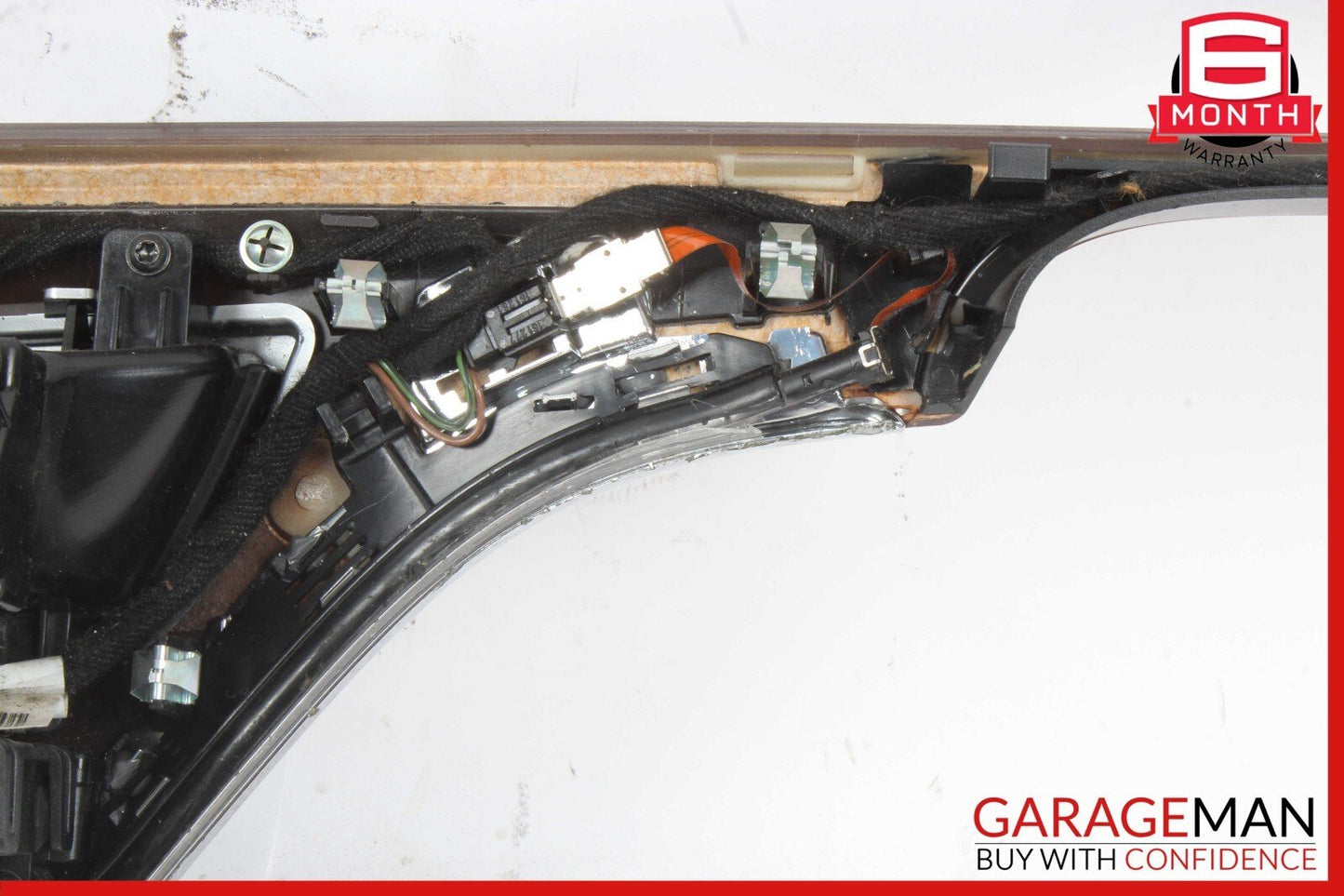 07-13 Mercedes W221 S550 Dash Center Cover Panel Air Vent w/ Door Wood Bezel Set