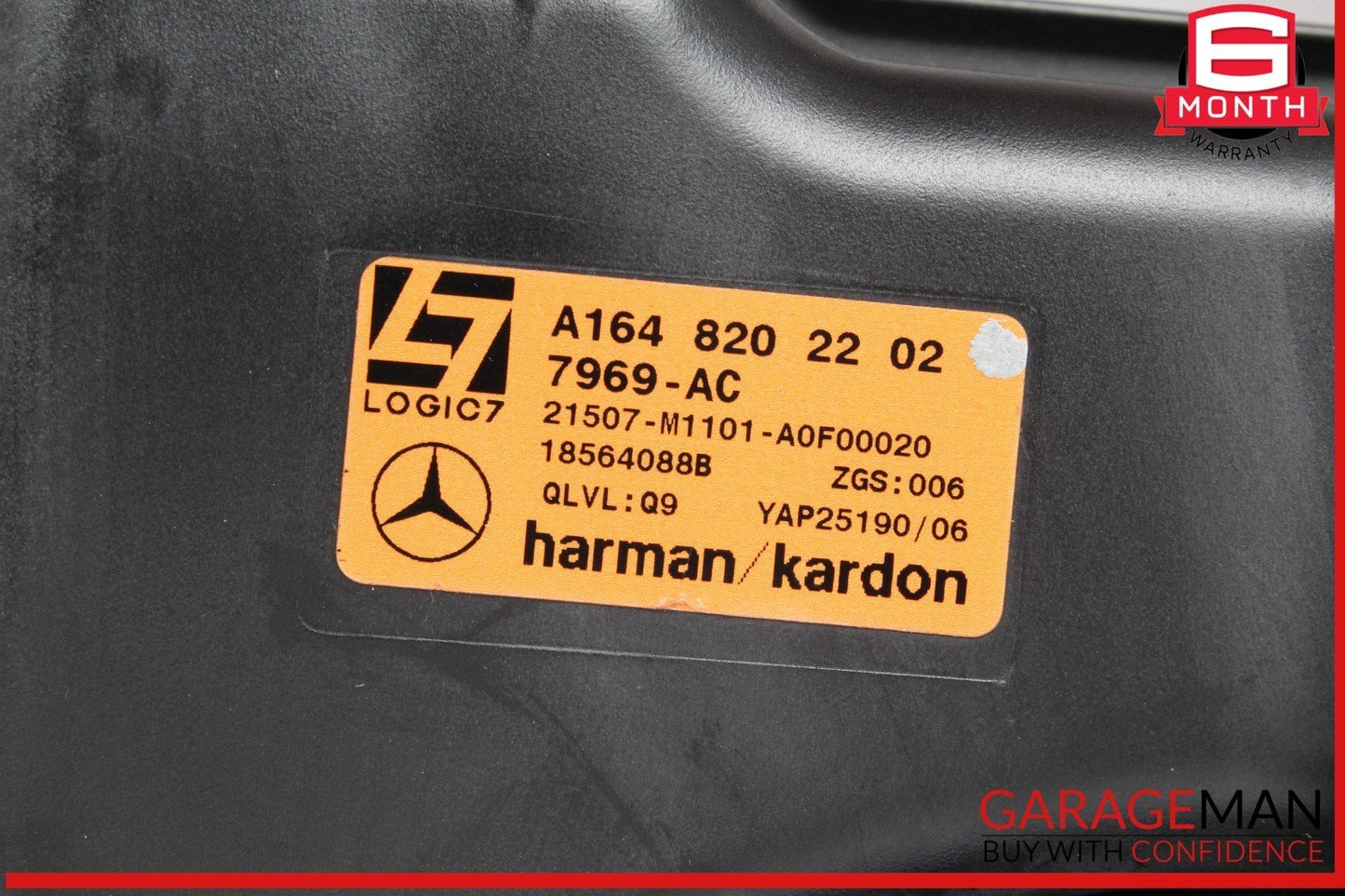 06-11 Mercedes W164 ML550 ML350 Rear Harman Kardon Sub Woofer Subwoofer Speaker