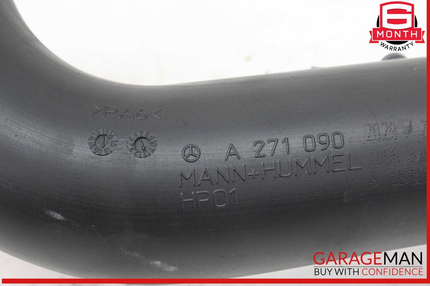 08-14 W204 C250 Air Intake Hose Filter to Turbocharger 2710902029 OEM