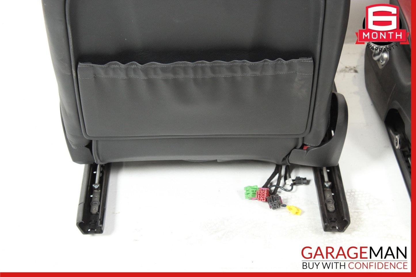15-24 Porsche Macan 95B Front Right & Left Complete Seat Set of 2 Pc Red OEM