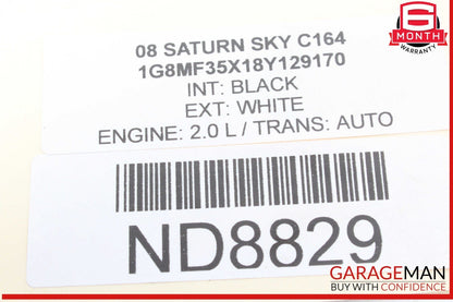 07-10 Saturn Sky Engine Starter Motor 12699317 OEM