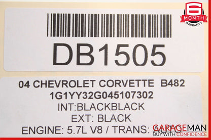 97-04 Chevy Corvette C5 Rear Sub Frame Crossmember Bumper Reinforcement Assy