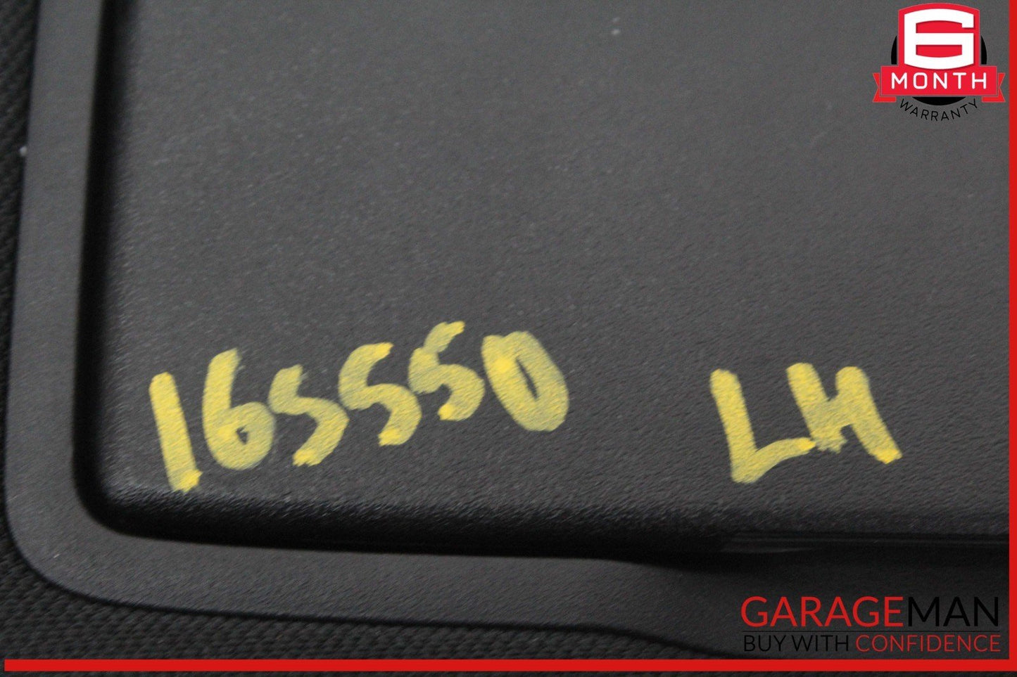 14-17 Mercedes W222 S550 Front Left Driver Side Sunvisor Sun Visor Black OEM