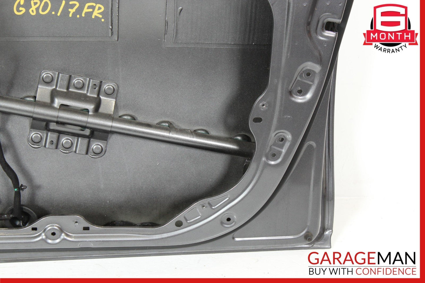 17-20 Genesis G80 Front Left Driver Side Exterior Door Shell Frame Panel OEM