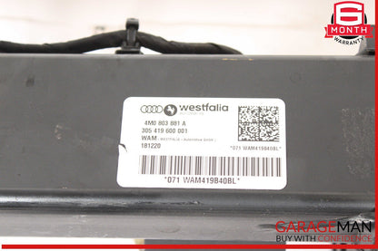17-24 Audi Q7 Rear Trailer Tow Hitch Reinforcement Bar OEM