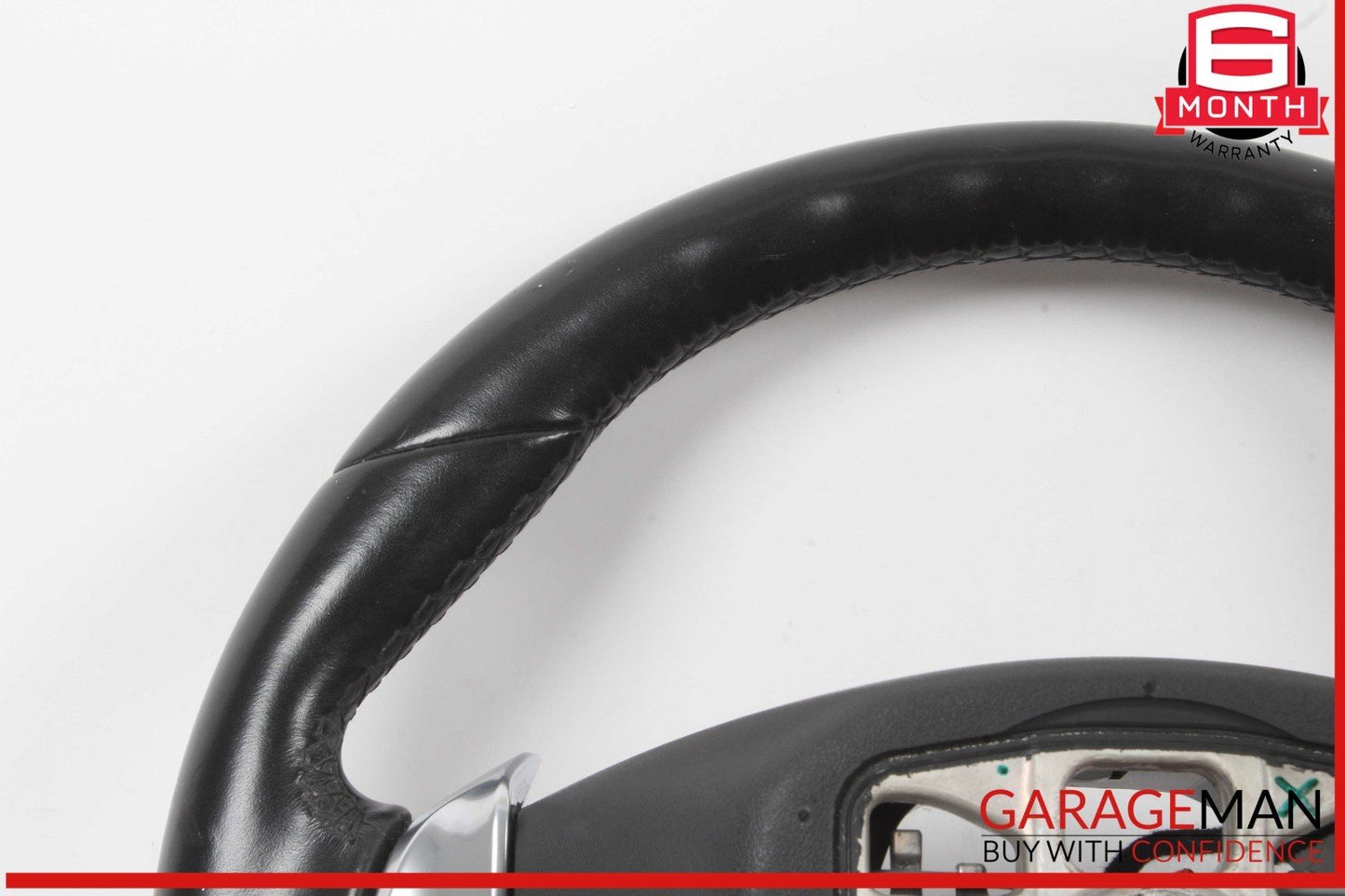 11-14 Porsche Cayenne 958 Steering Wheel w/ Paddle Shifters Black OEM