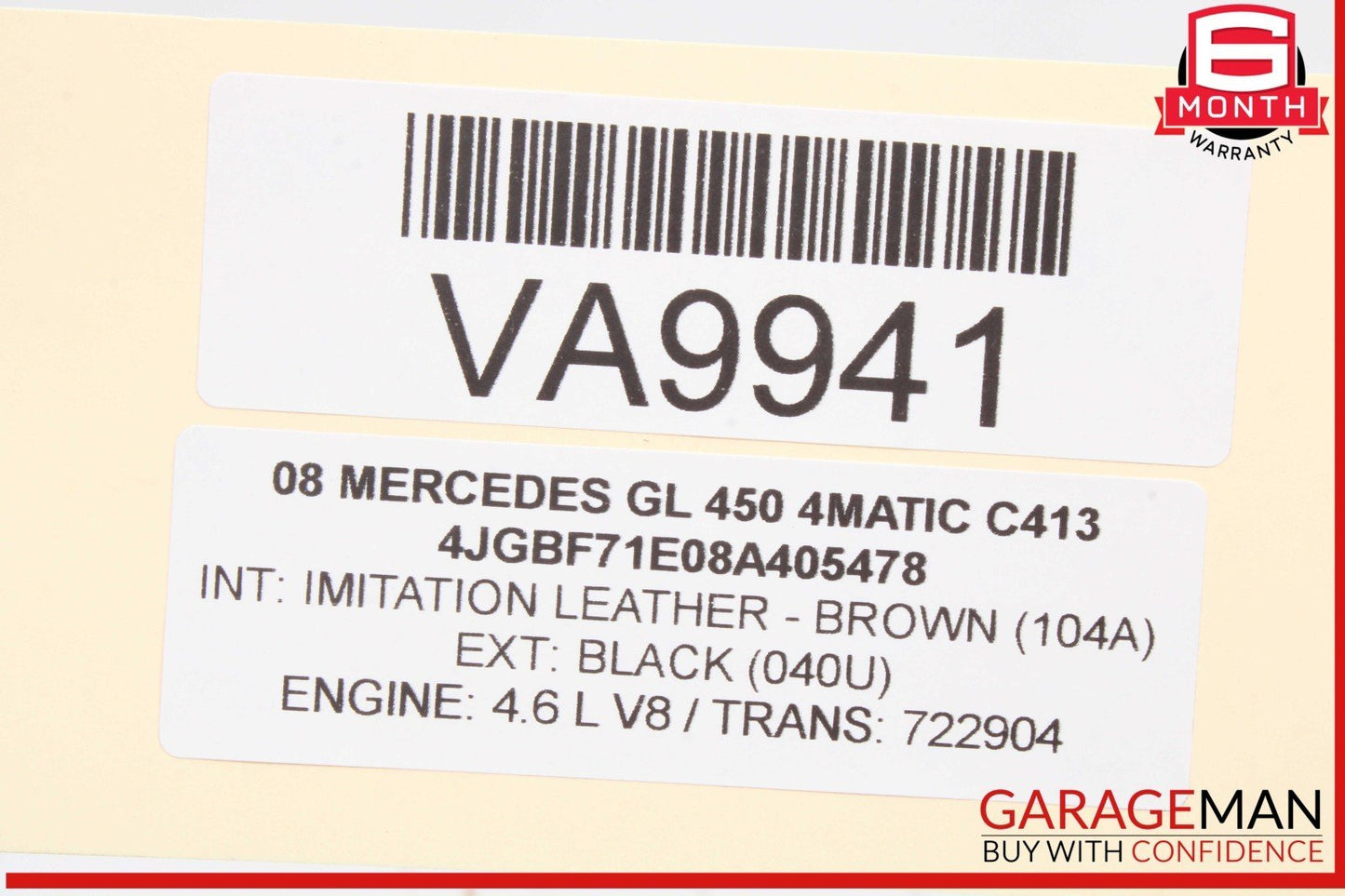 06-12 Mercedes X164 GL450 4MATIC Rear PDC Bumper Parking Sensor Wire Harness OEM