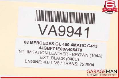 06-12 Mercedes X164 GL450 4MATIC Rear PDC Bumper Parking Sensor Wire Harness OEM
