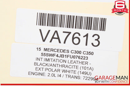 15-18 Mercedes W205 C300 C400 C350e Rear Trunk SAM Control Module Unit OEM