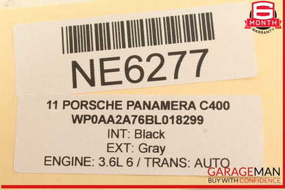 10-16 Porsche Panamera 970 Right Passenger Side Exterior Door Handle Gray OEM