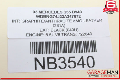 00-06 Mercedes W220 S55 AMG Front Left Side Keyless Go Entry Antenna OEM