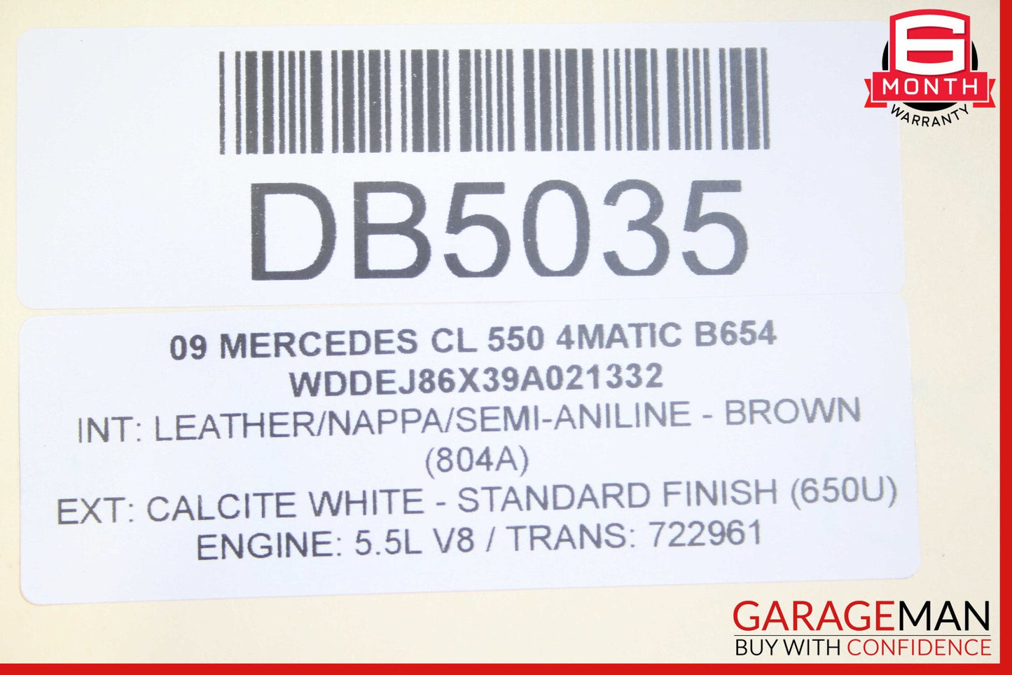 07-09 Mercedes W216 CL550 Engine Radiator AC A/C Cooling Condenser Assy