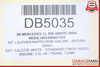 07-09 Mercedes W216 CL550 Engine Radiator AC A/C Cooling Condenser Assy