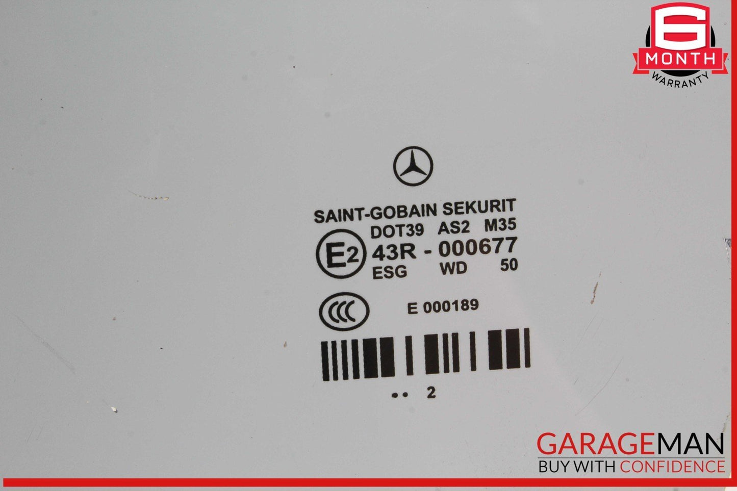 10-16 Mercedes W212 E350 E400 E550 Front Left Side Door Window Glass OEM