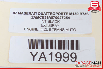 03-08 Maserati Quattroporte M139 Bose Audio Amplifier Amp 190939 OEM