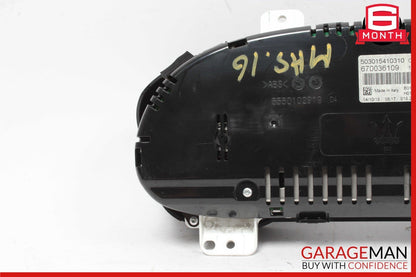 14-17 Maserati Ghibli Speedometer Odometer Instrument Cluster Gauge Assembly OEM