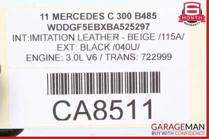 08-15 Mercedes W204 C300 C250 Front Right Side Spindle Knuckle Hub Bearing OEM