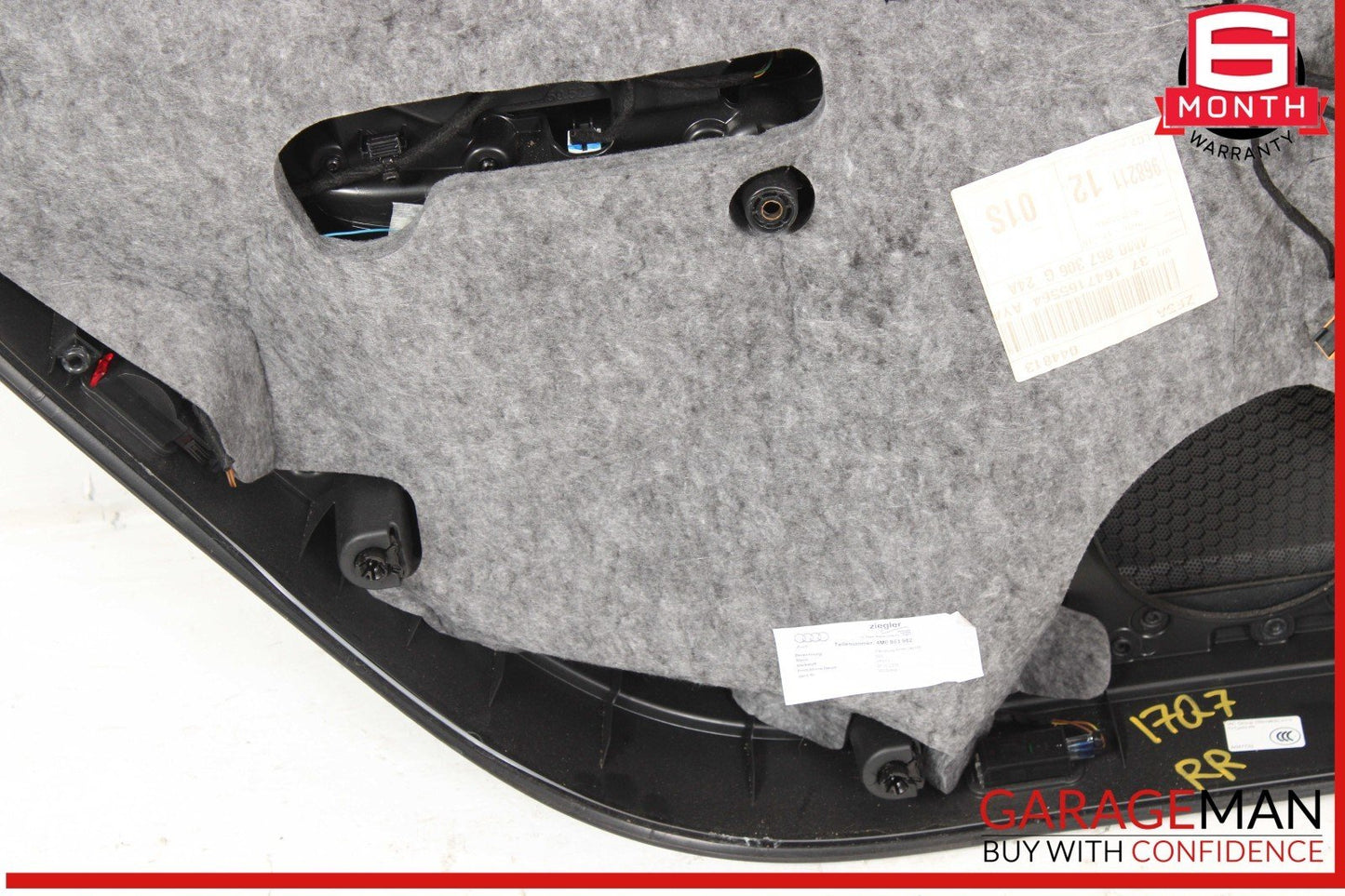 17-19 Audi Q7 Rear Right Passenger Side Interior Door Panel Trim OEM