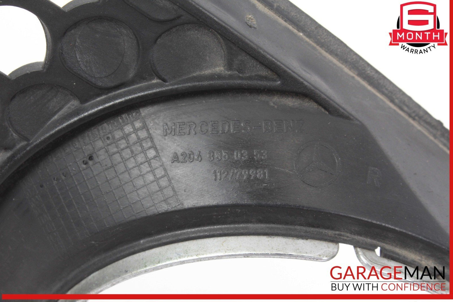 08-11 Mercedes W204 C300 AMG Sport Bumper Right Fog Light Grille Grill OEM