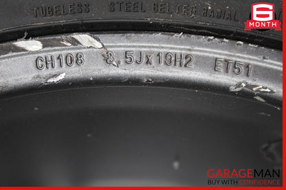 BBS Complete Staggered 10x8.5 R19 Front & Rear Wheel Tire Rim Set of 4 Pc Falken