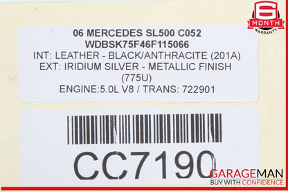 03-06 Mercedes R230 SL500 SL55 AMG Power Steering Rack And Pinion 2304600800 OEM