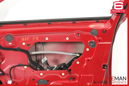 16-23 Jaguar XF Front Right Passenger Side Door Shell Panel Red OEM