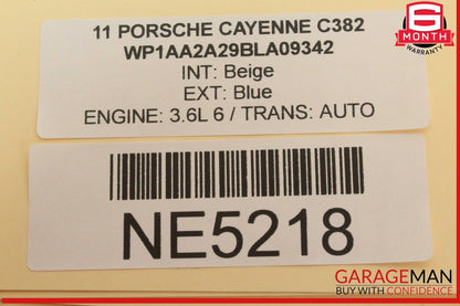 11-18 Porsche Cayenne 958 Front Left Driver Side Window Regulator Motor OEM
