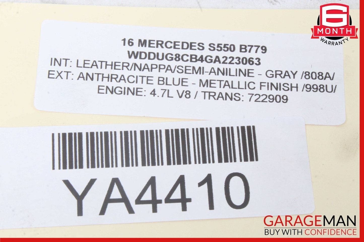 14-17 Mercedes W222 S550 S550e S600 Front Engine Fuse Relay Box Housing OEM