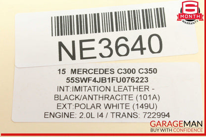 15-20 Mercedes W205 C300 Rear Right or Left Lower Rearward Control Arm OEM