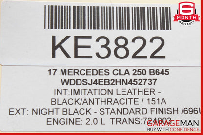 14-18 Mercedes W117 CLA250 CLA45 Front Right Side Door Window Regulator Motor