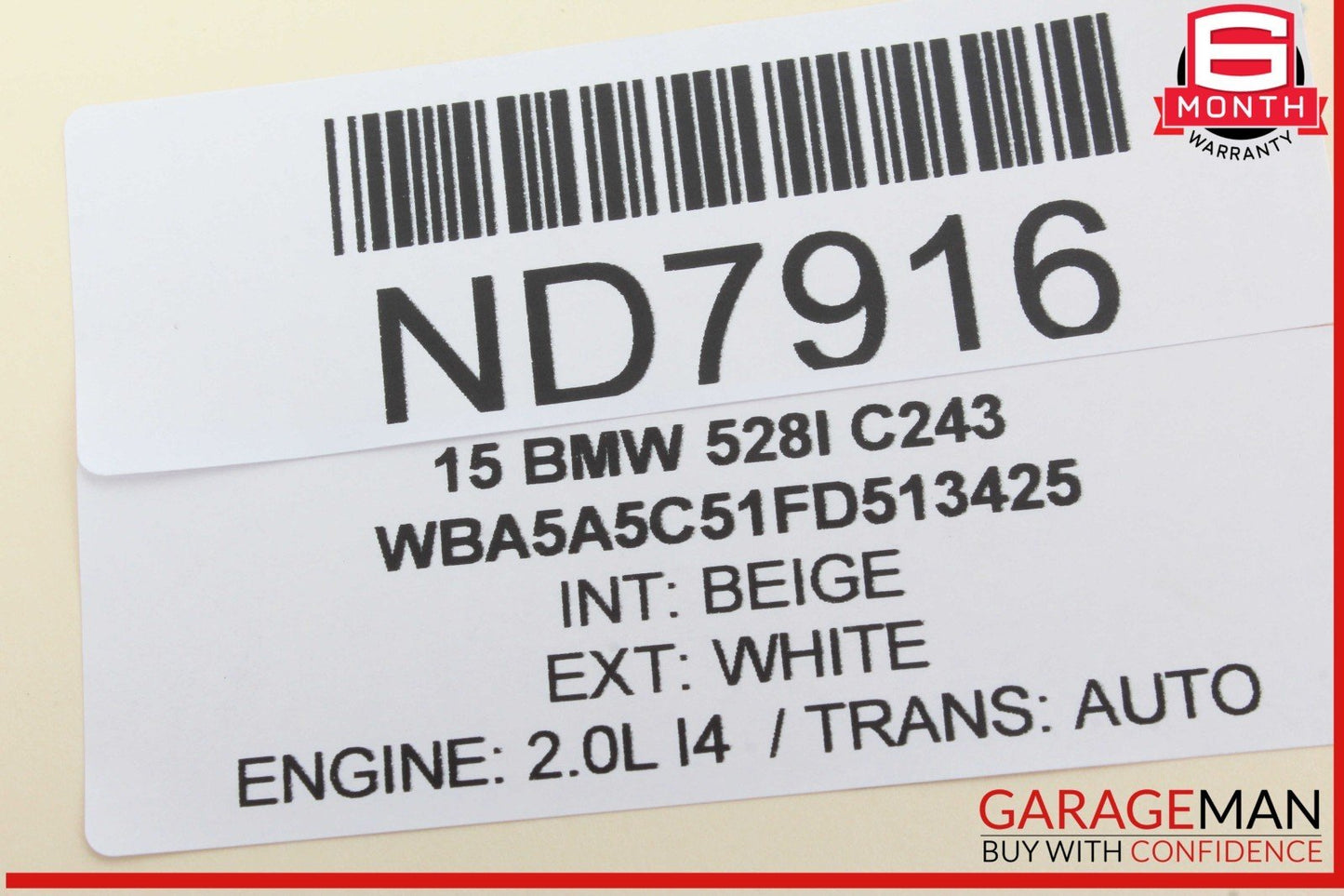 11-16 BMW 528i 535i 550i F10 Headlight Control Switch w/ Trim 9346838 OEM