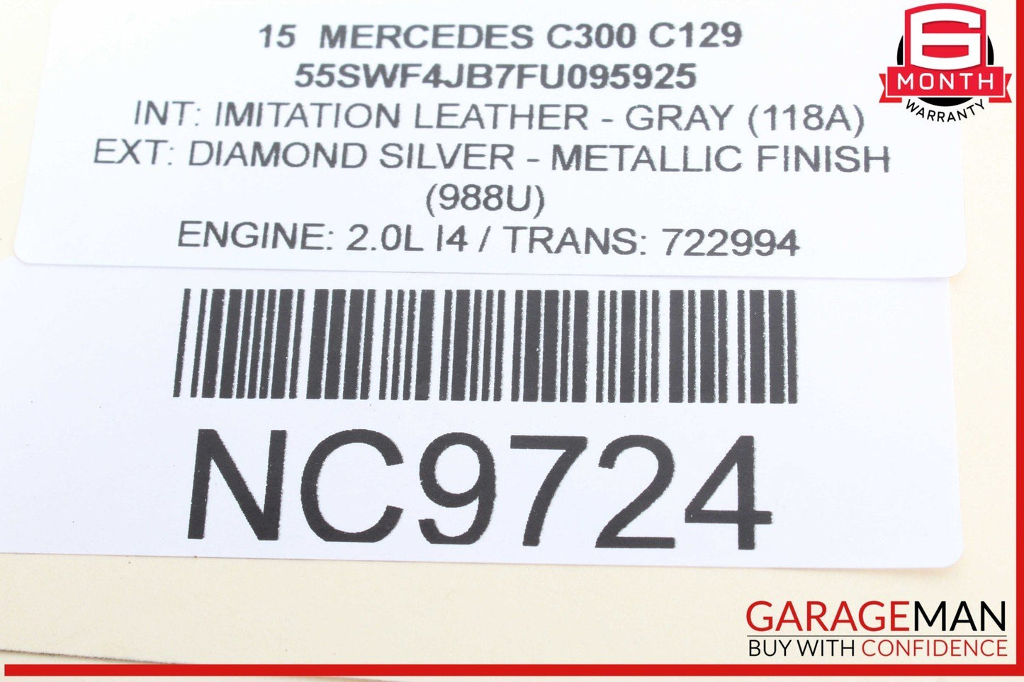 15-20 Mercedes W205 C300 C350e Rear Left Side Wheel Spindle Knuckle Hub Bearing