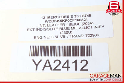 11-17 Mercedes W207 E350 E400 E550 Cylinder Set of 6 Pc OEM