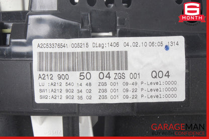 10-13 Mercedes W212 E350 E550 E500 Instrument Cluster Speedometer Odometer OEM
