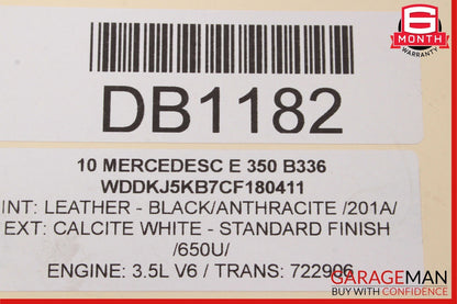 08-15 Mercedes W204 C250 Cooling Radiator Air A/C Condenser Oil Cooler OEM