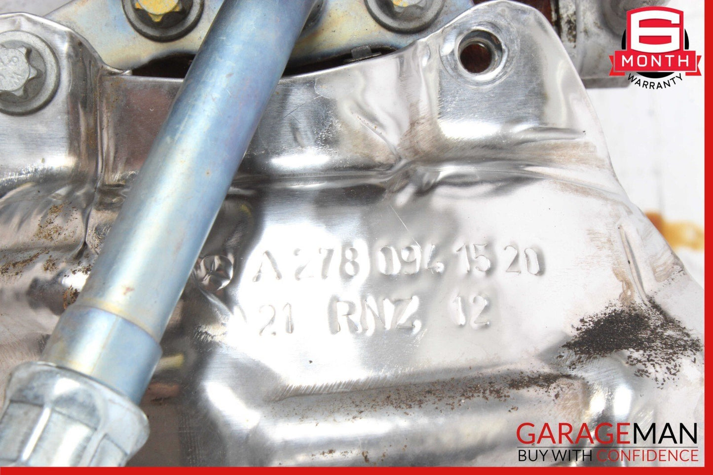 11-18 Mercedes W221 S550 4.7L V8 Left Side Turbocharger Turbo Charger Manifold