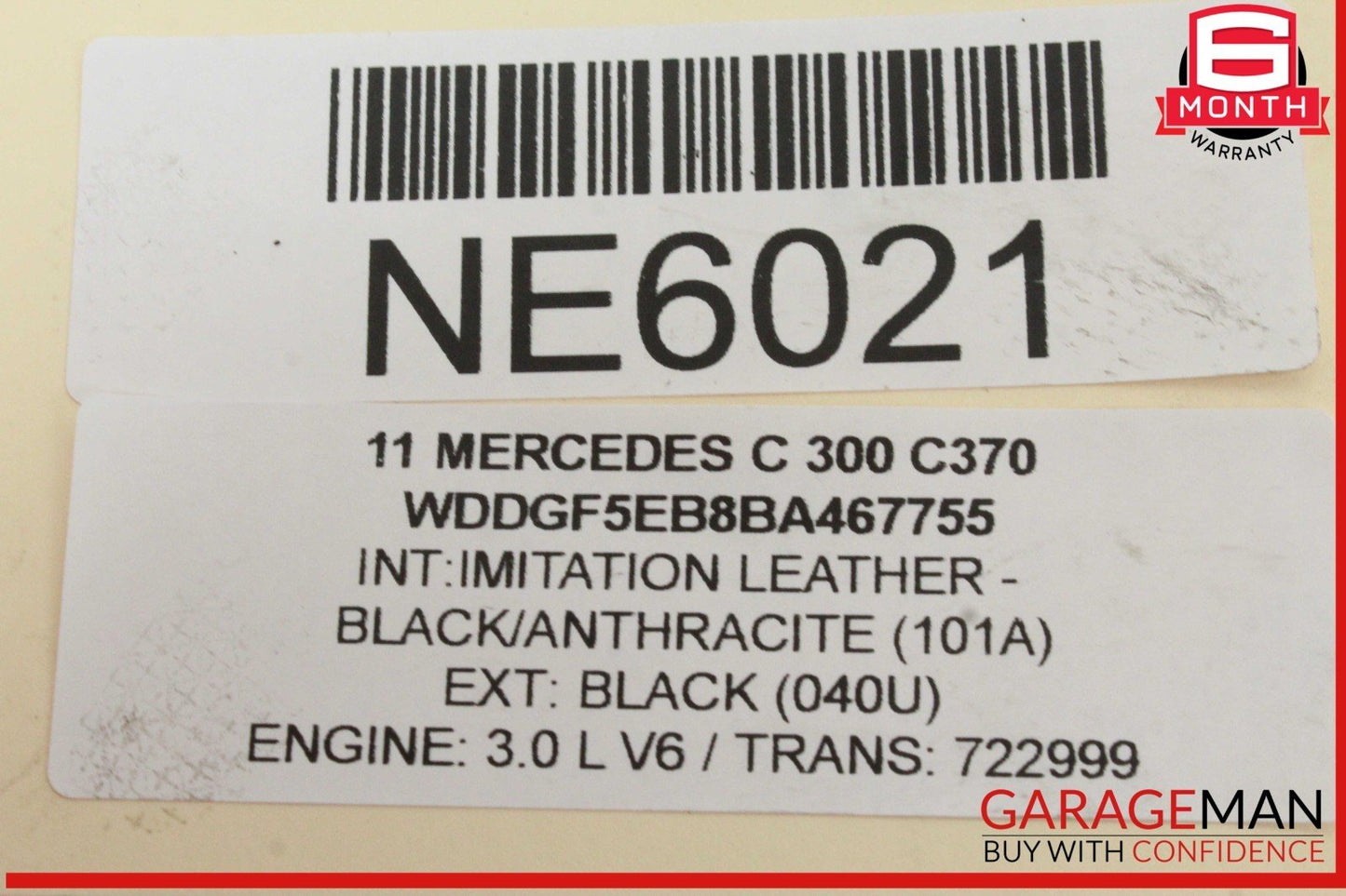 06-11 Mercedes W204 C300 Engine Motor Brake Vacuum Pump 2722300565 OEM