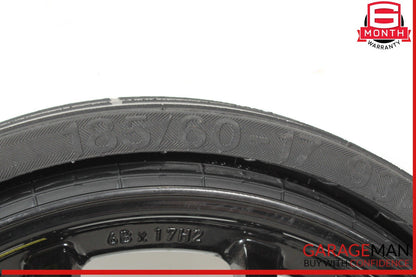 03-12 Mercedes R230 SL500 SL550 Emergency Spare Tire Wheel Donut Rim 17" 17 OEM