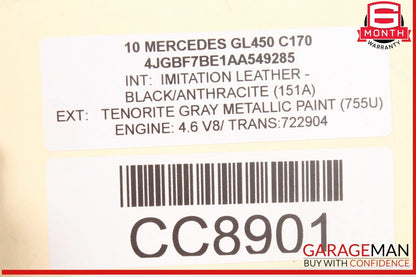 06-12 Mercedes X164 GL450 ML550 GL550 Front Bumper Reinforcement Impact Bar OEM