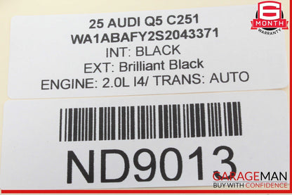2018-2025 Audi Q5 Audio Radio Receiver Control Module 80A035050Q