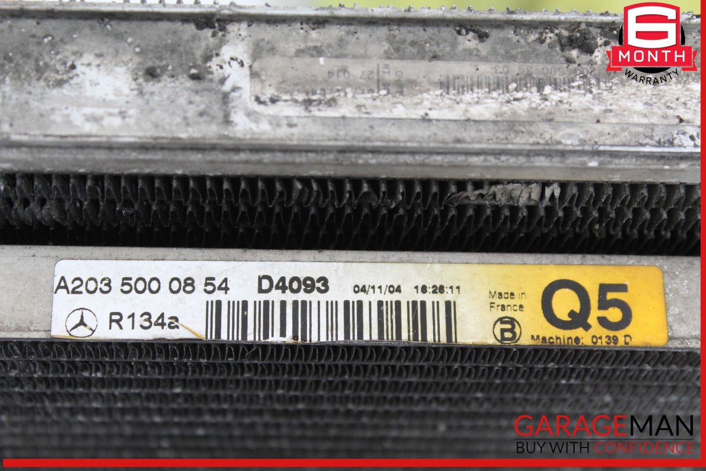 05-09 Mercedes W203 C230 CLK500 AC A/C Air Conditioning Cooling Condenser Assy