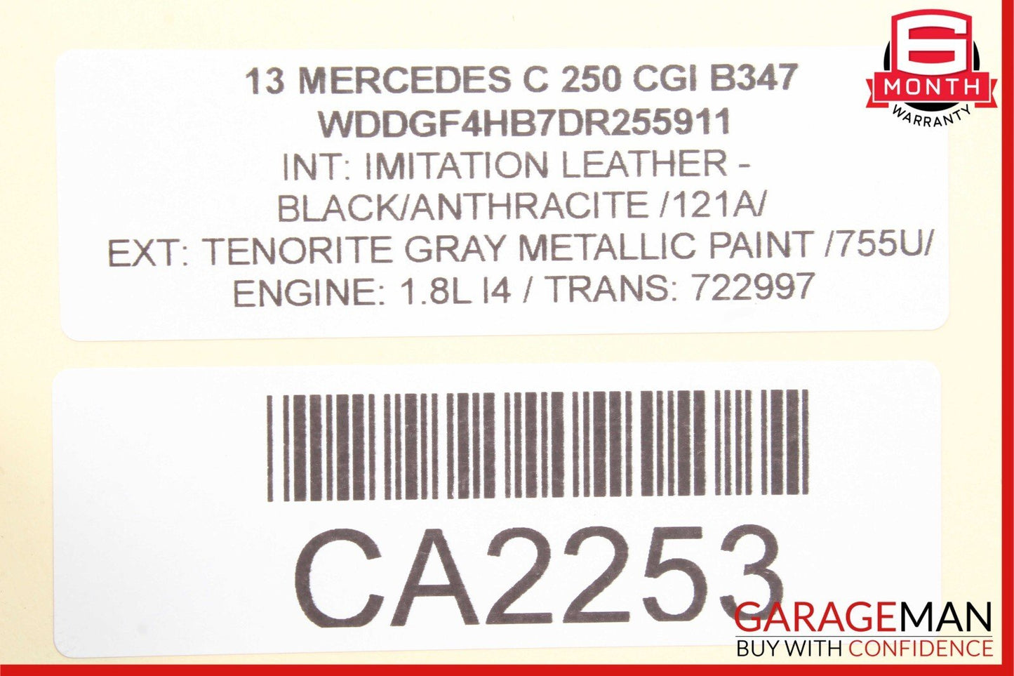 08-17 Mercedes W204 C250 C350 E400 Center Console Ashtray Ash Tray Compartment