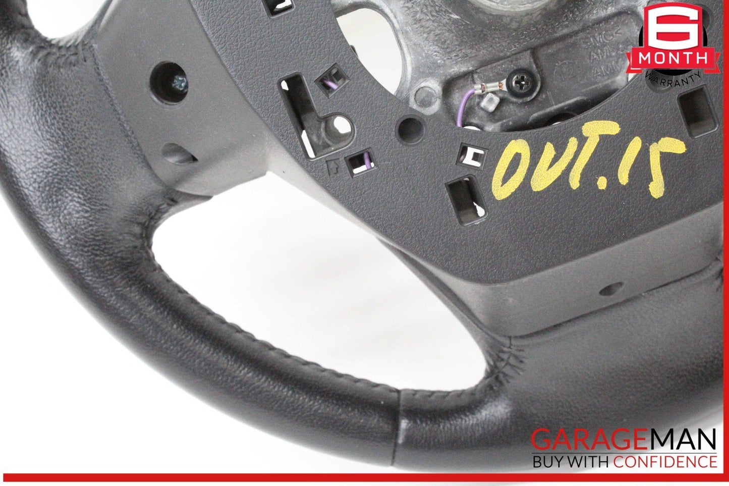 14-15 Mitsubishi Outlander Sport Front Left Driver Side Steering Wheel Black OEM