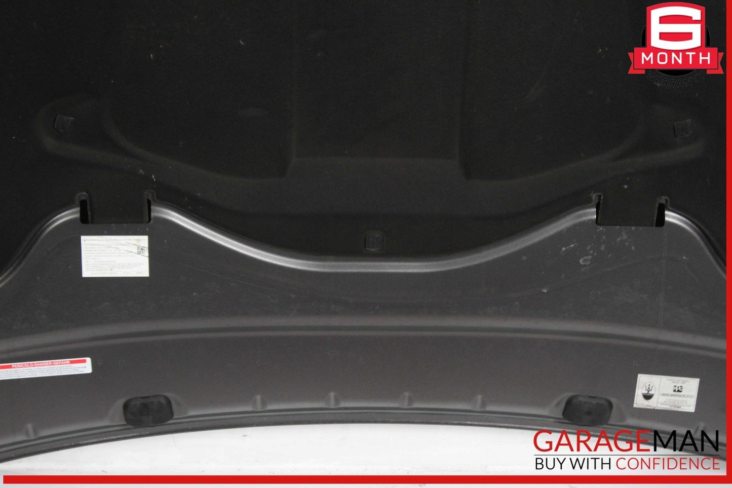 14-17 Maserati Ghibli Hood Bonnet Panel Assembly Black OEM
