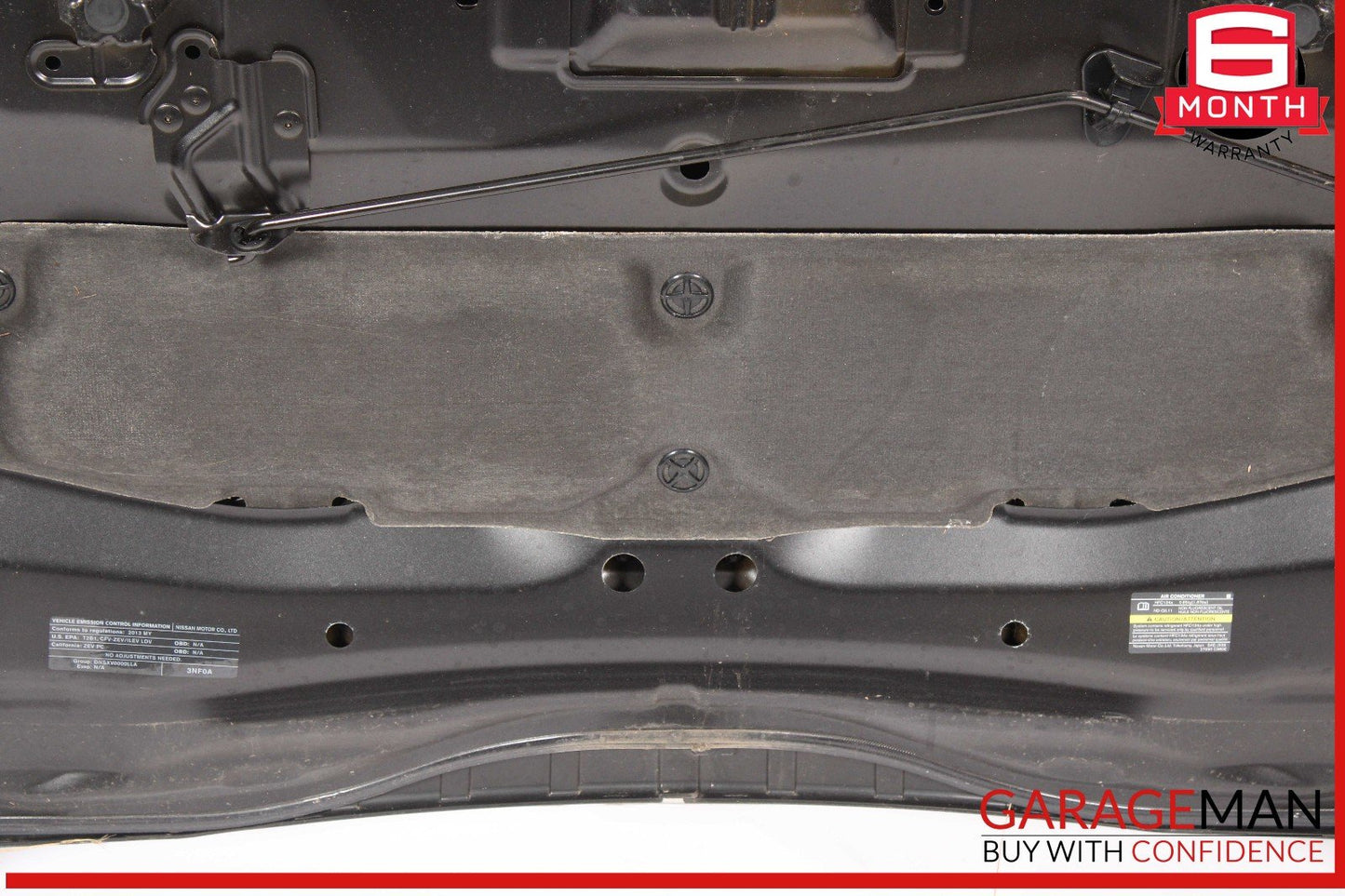 13-17 Nissan Leaf Front Hood Bonnet Panel Assembly OEM