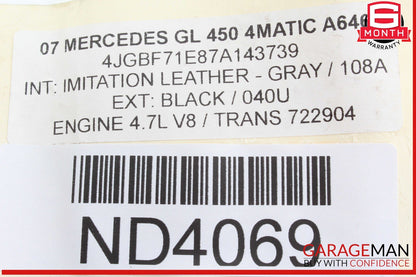06-13 Mercedes X164 GL450 ML500 A/C AC Heater Climate Control Switch OEM