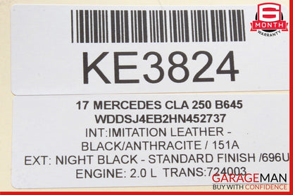 14-18 Mercedes W117 CLA250 Front Left Side Door Window Regulator Motor OEM