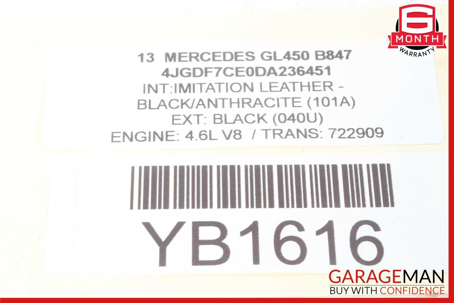 12-19 Mercedes W166 ML63 AMG GL450 Front Right Side Spindle Knuckle Hub OEM